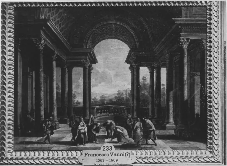 Christus und die Ehebrecherin, by Alessandro Salucci