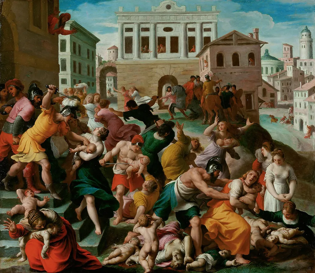 Bethlehemic Child Murder, by Alessandro Turchi, unspecified, 1612