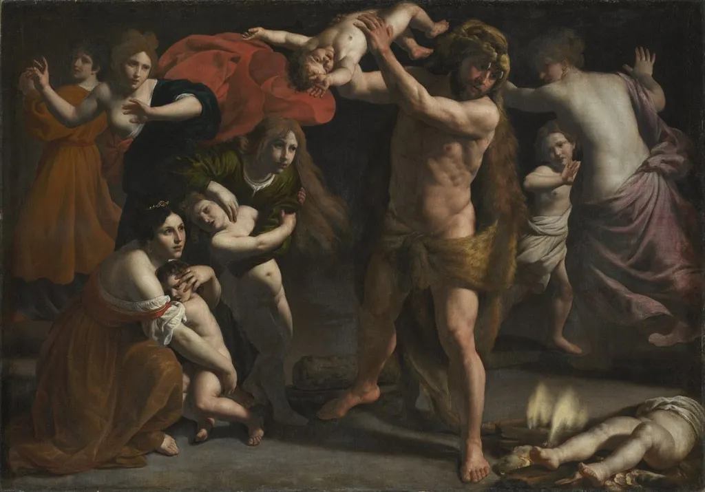 Der rasende Herkules, by Alessandro Turchi, unspecified, 1620