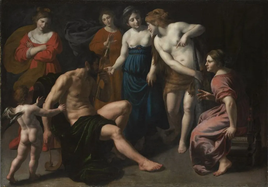 Herkules und Omphale, by Alessandro Turchi