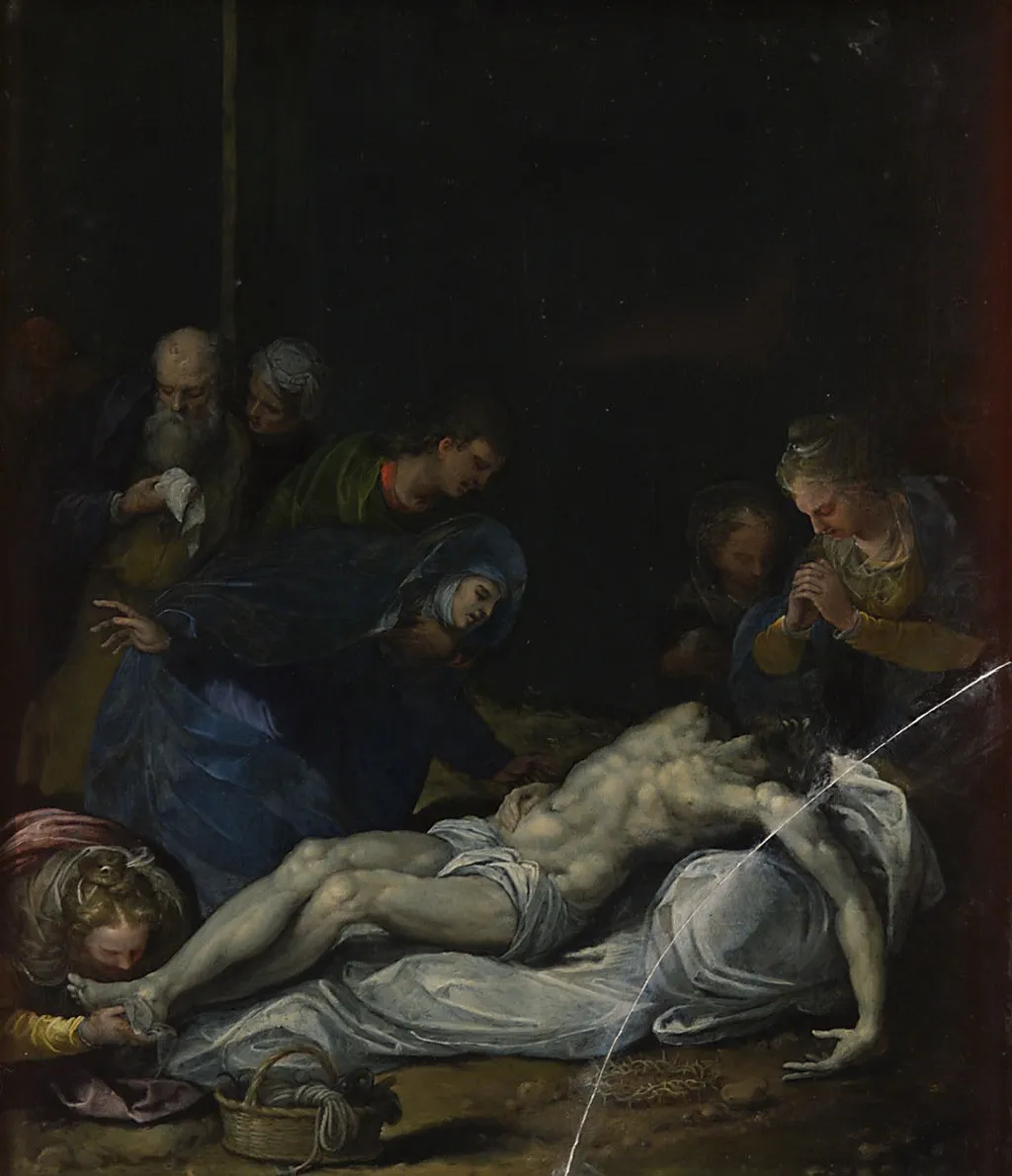 Kreuzabnahme, by Alessandro Turchi, unspecified, 1610