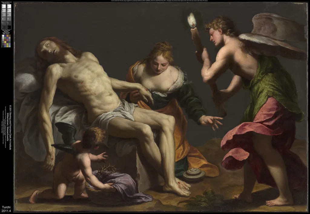 Lamentation over the Body of Christ, by Alessandro Turchi, unspecified, 1647