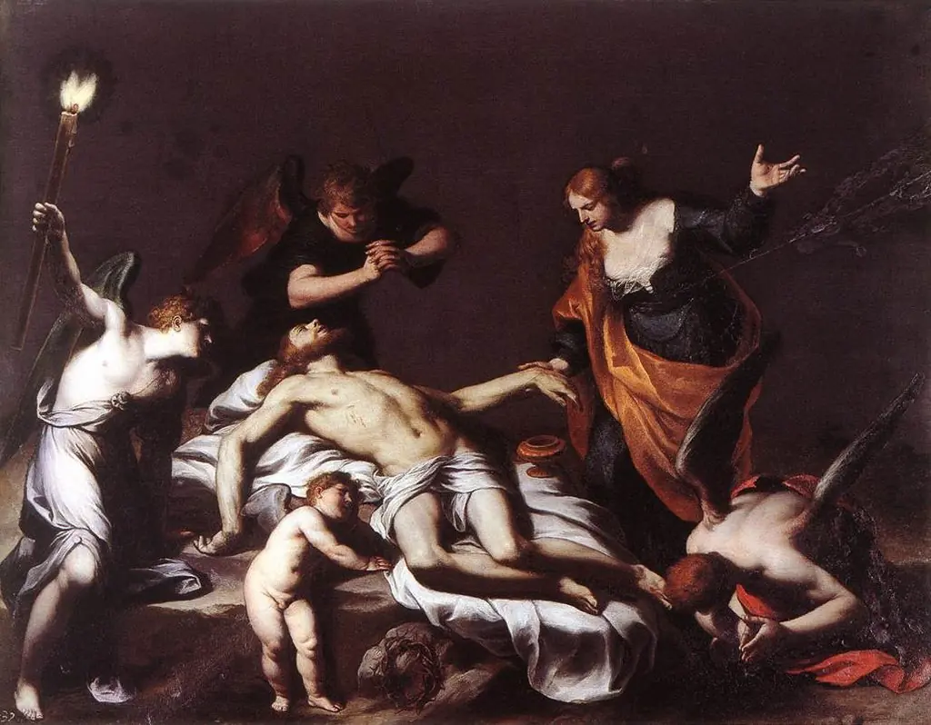 The lamentation over the dead Christ, by Alessandro Turchi