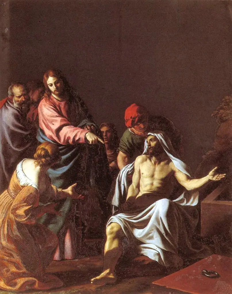 The Raising of Lazarus, by Alessandro Turchi