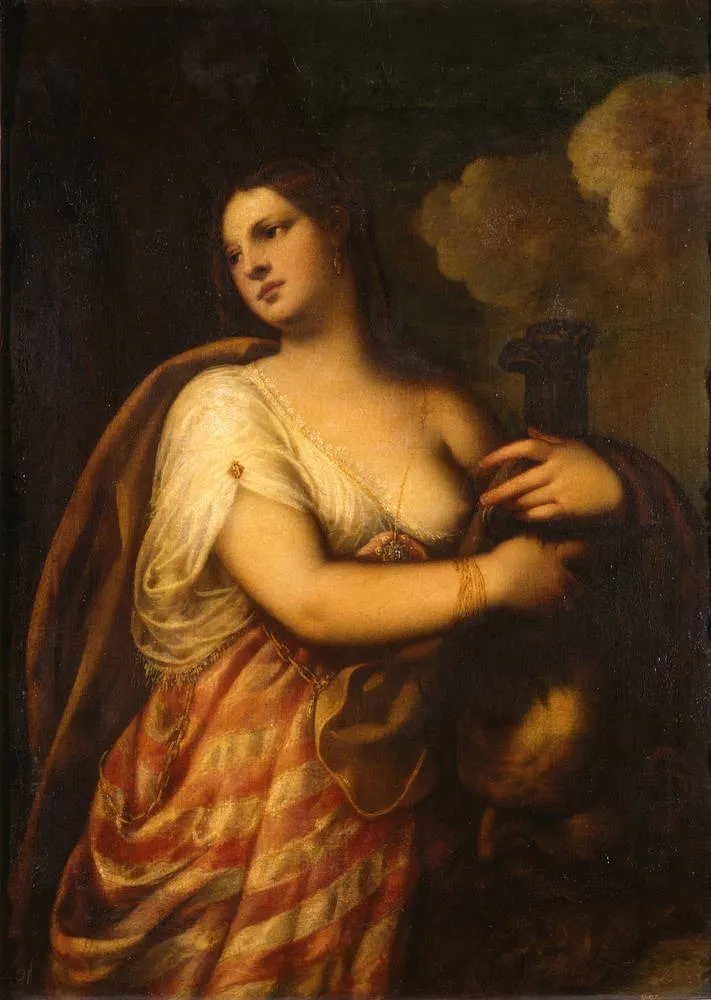 Judith, by Alessandro Varotari, oil, 1640