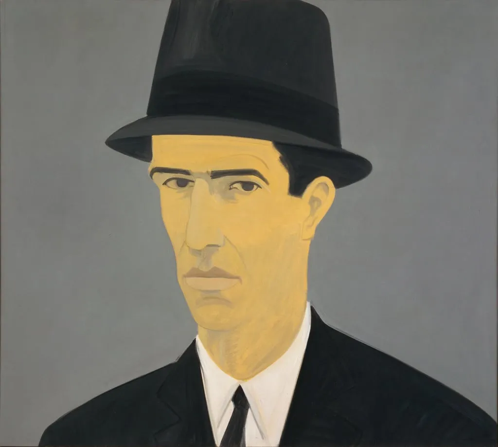 Untitled, by Alex Katz, oil, 1962