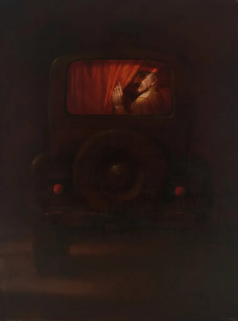 Untitled, by Alex Melamid, Komar and Melamid Vitaly Komar, oil, 1982