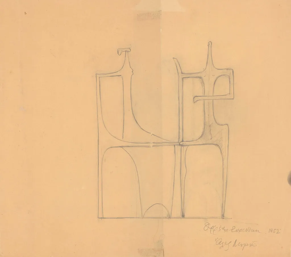 Ο Απόλλων και η Ευριδίκη -2-, by Alex Mylona, 1970