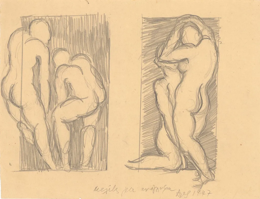 Σύνθεση 2 - Σε δύο μέρη, by Alex Mylona, 1947