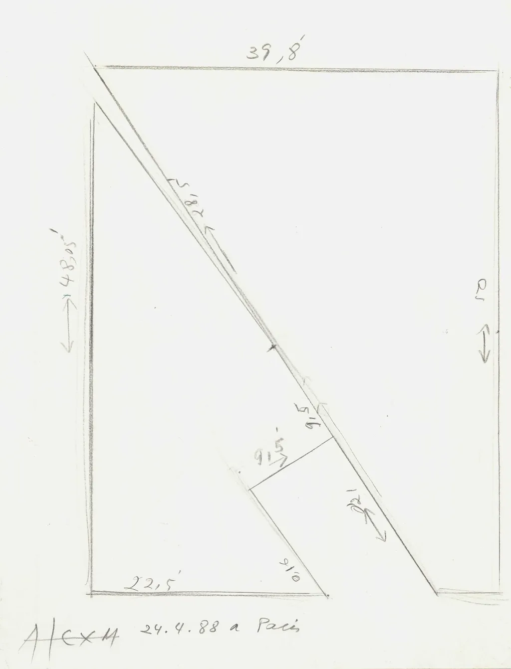 Τετράδιο με 7 Σκίτσα, by Alex Mylona, 1970