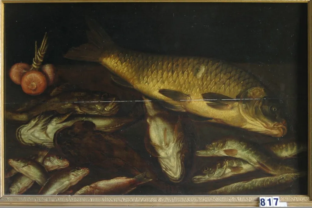 Pești și ceapă, by Alexander Adriaenssen