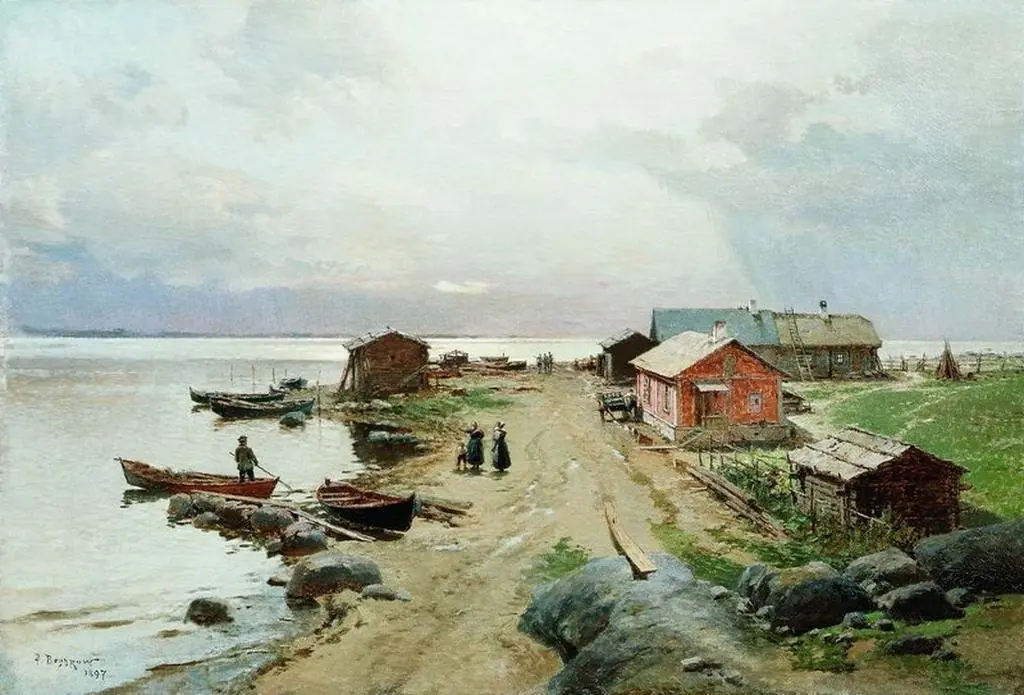 Shore at Hapsal, by Alexander Beggrov