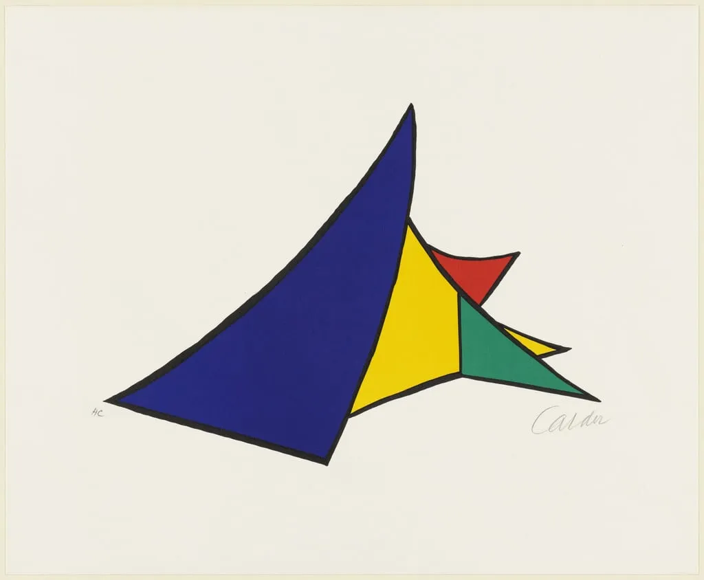 Untitled, by Alexander Calder, ink, 1963