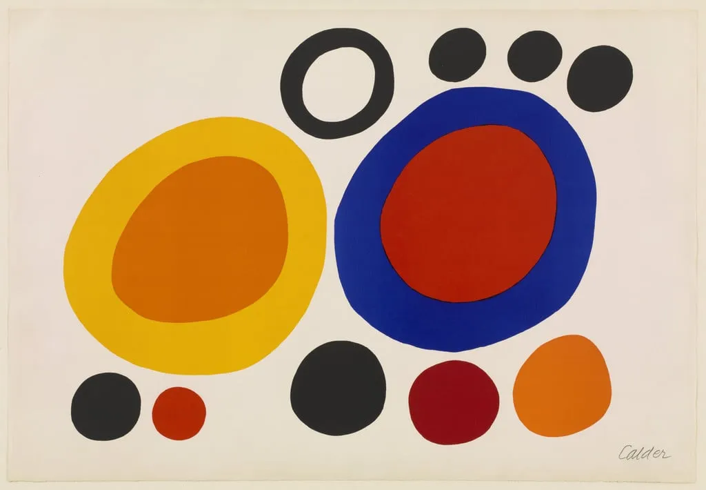 Untitled, by Alexander Calder, ink, 1960