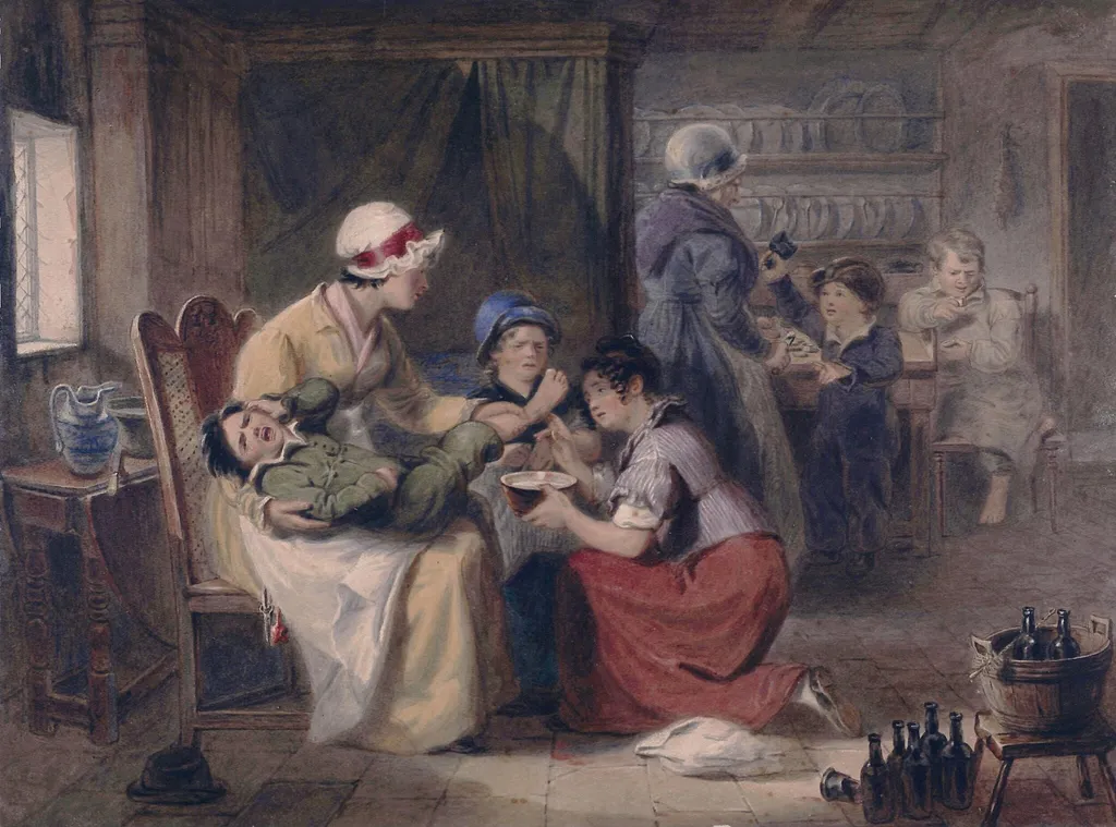 The Cut Foot, by Alexander Chisholm, watercolor, 1823