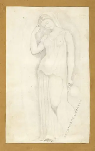 drawing from the Ionides Album, by Alexander Constantine Ionides
