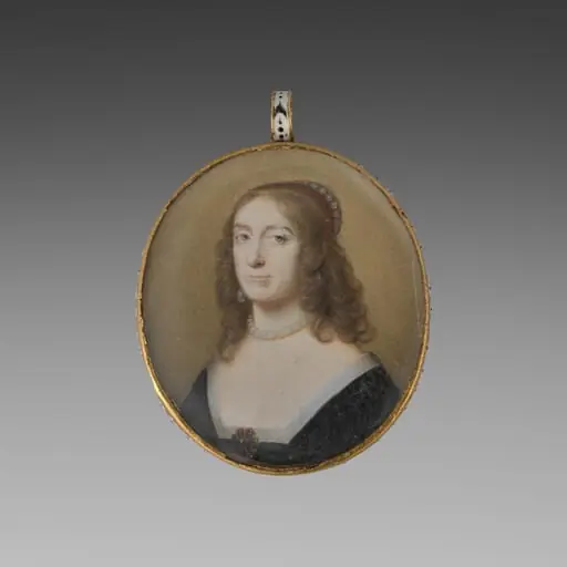 Portrait of Elizabeth Stuart, Electress Palatine and Queen of Bohemia, by Alexander Cooper