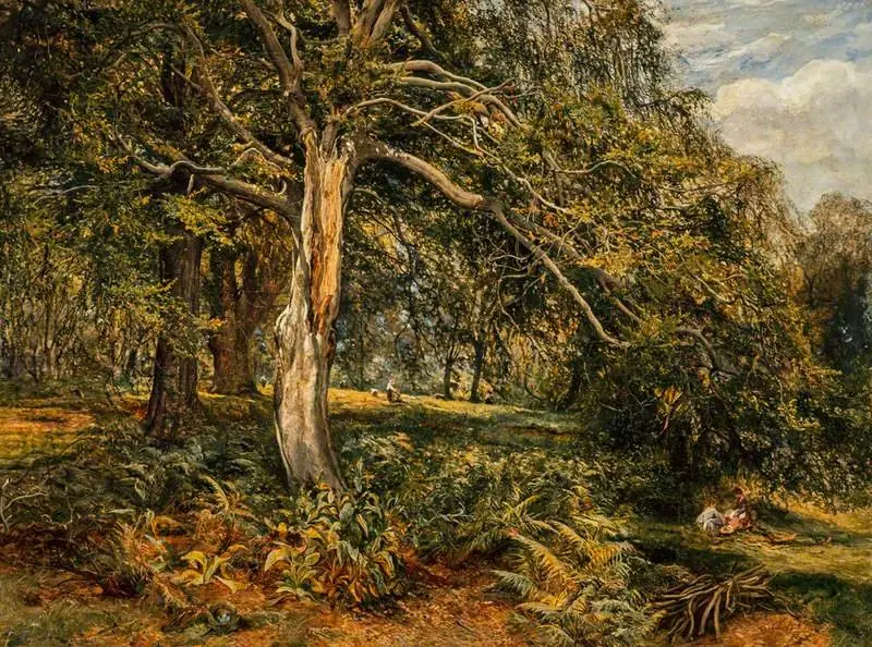 A Glade in Cadzow Forest, by Alexander Fraser