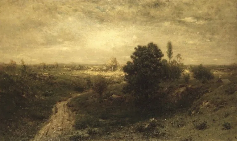 Keene Valley, by Alexander H. Wyant, oil, 1892