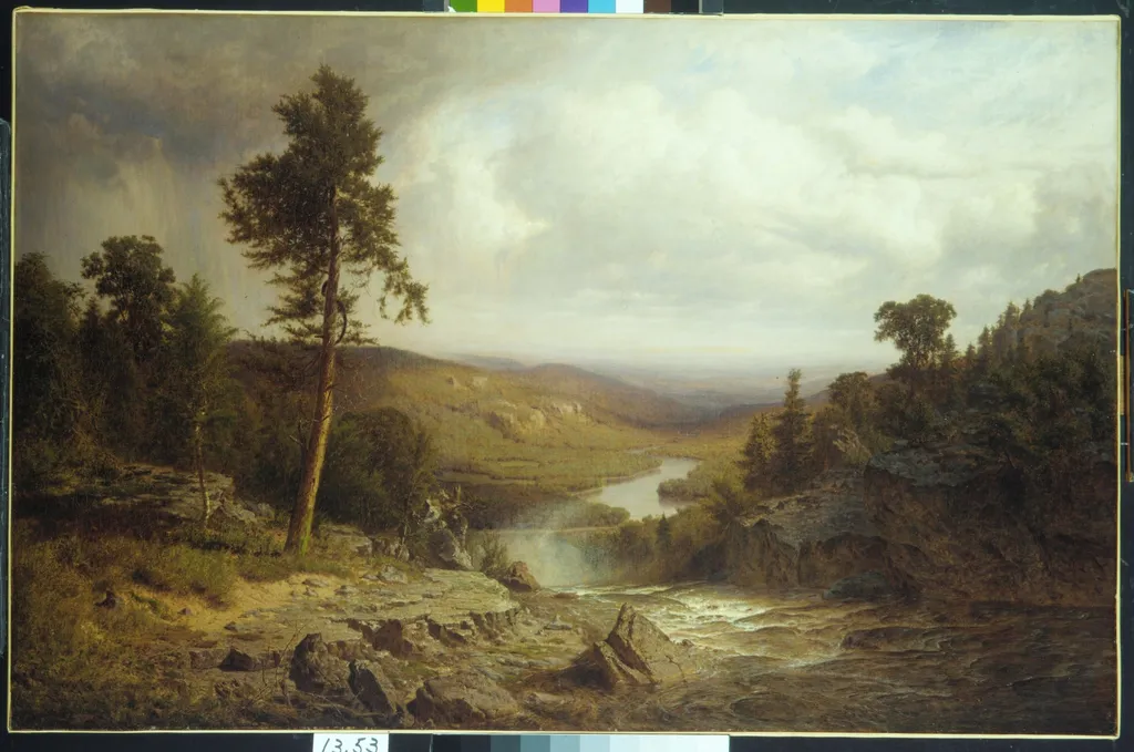 Landscape Tennessee, by Alexander H. Wyant, oil, 1866