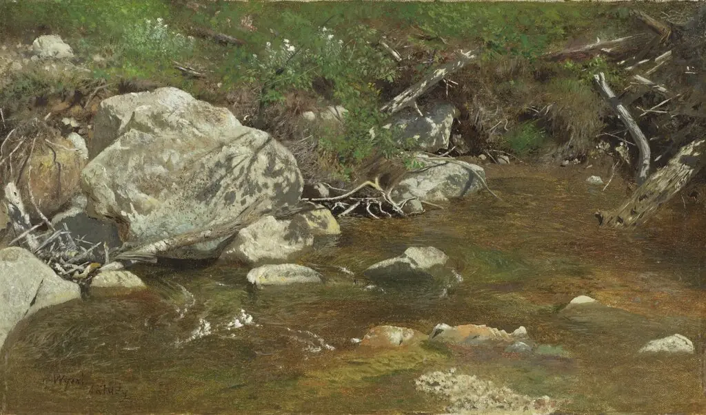 Mountain Brook: A Study, by Alexander H. Wyant