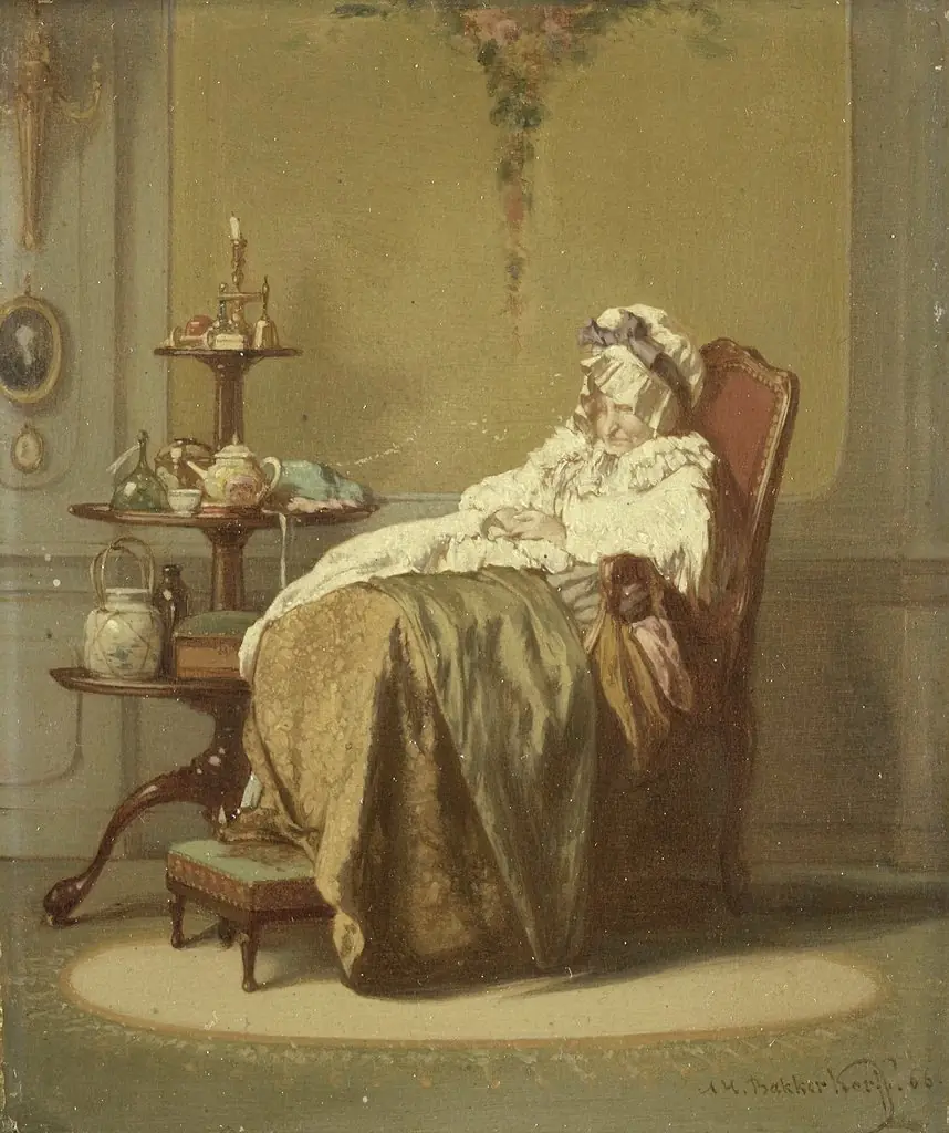Taking a Nap, by Alexander Hugo Bakker Korff