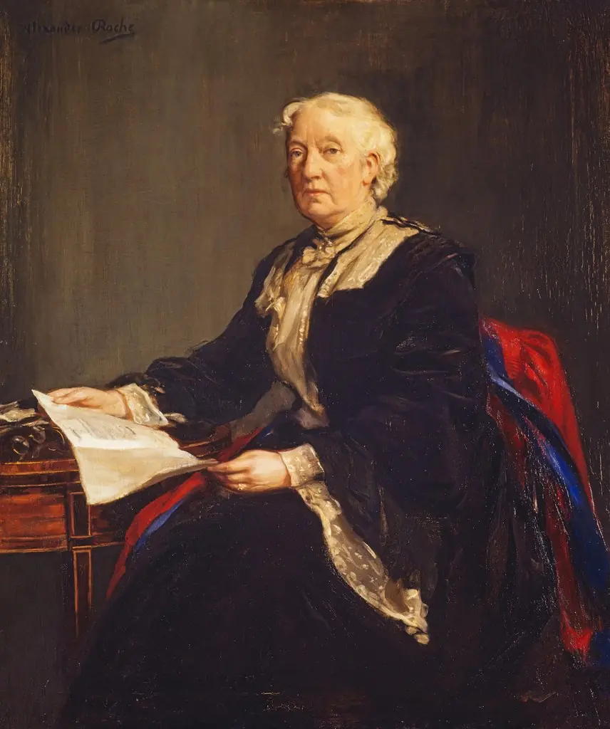 Flora Clift Stevenson, 1840 - 1905. Educationalist and philanthropist, by Alexander Ignatius Roche