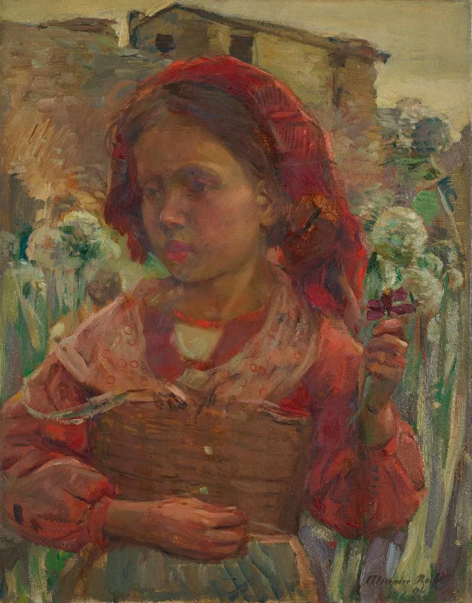 Sabinermädchen, by Alexander Ignatius Roche, oil, 1898