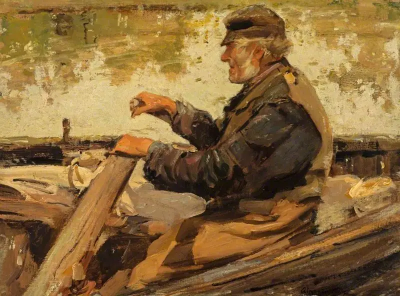 The Old Fisherman, by Alexander Ignatius Roche