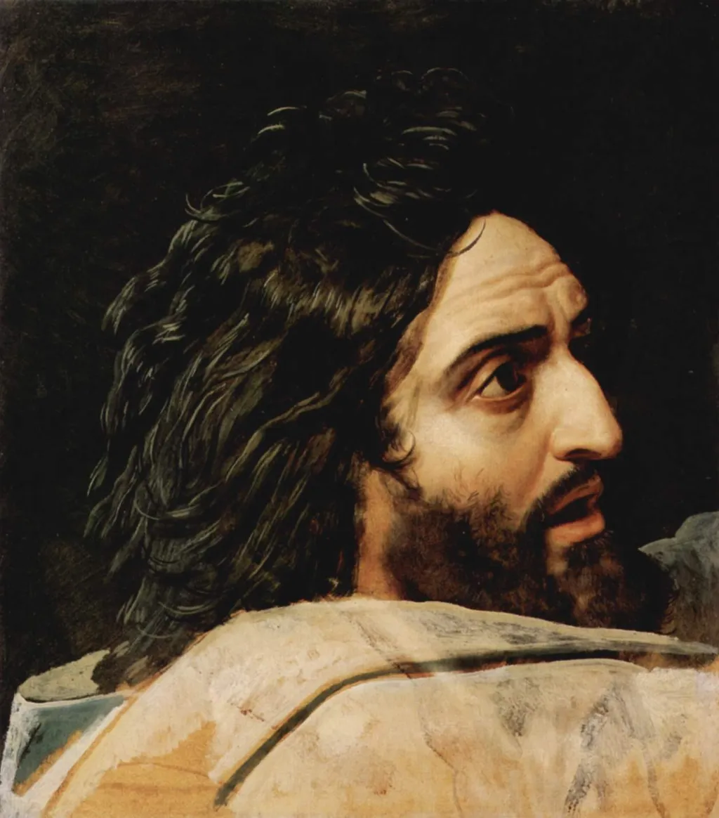 Head of St John the Baptist, by Alexander Ivanov, unspecified, 1850