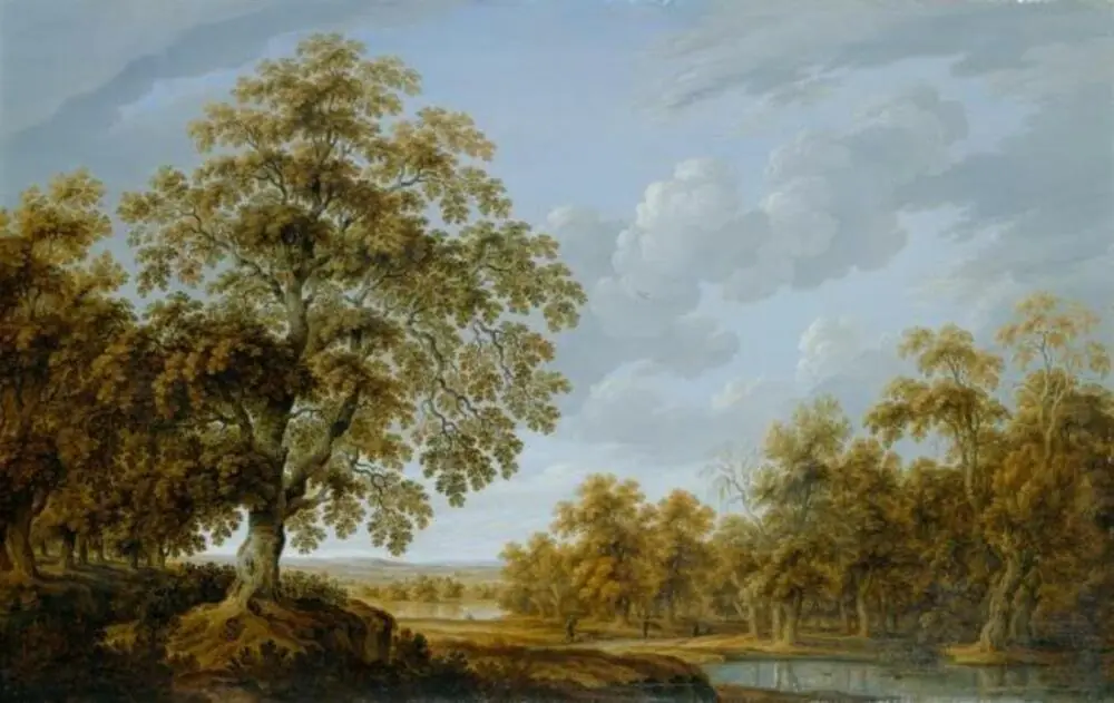 River landscape, by Alexander Keirincx