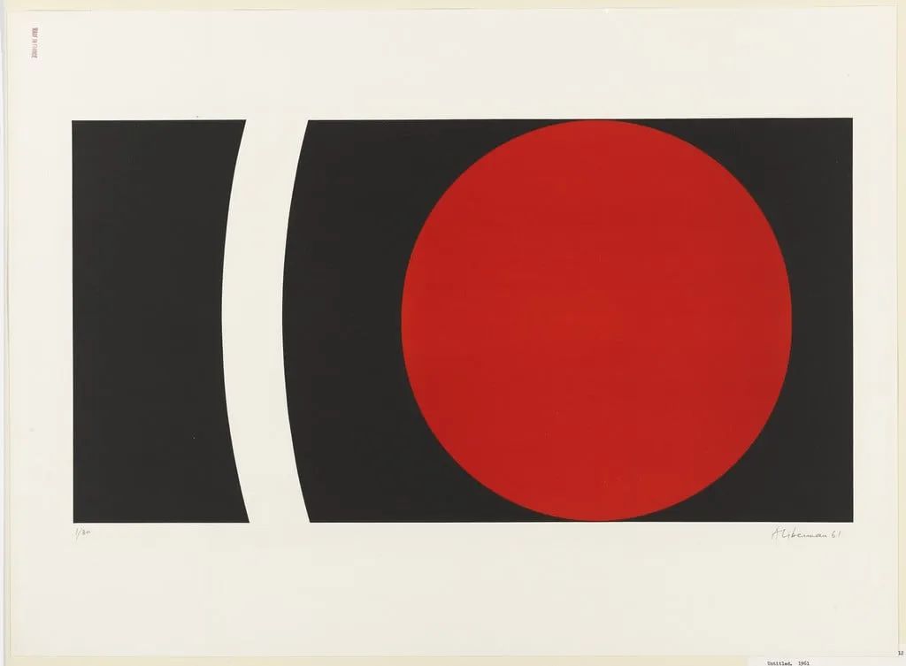 Untitled, by Alexander Liberman, ink, 1961