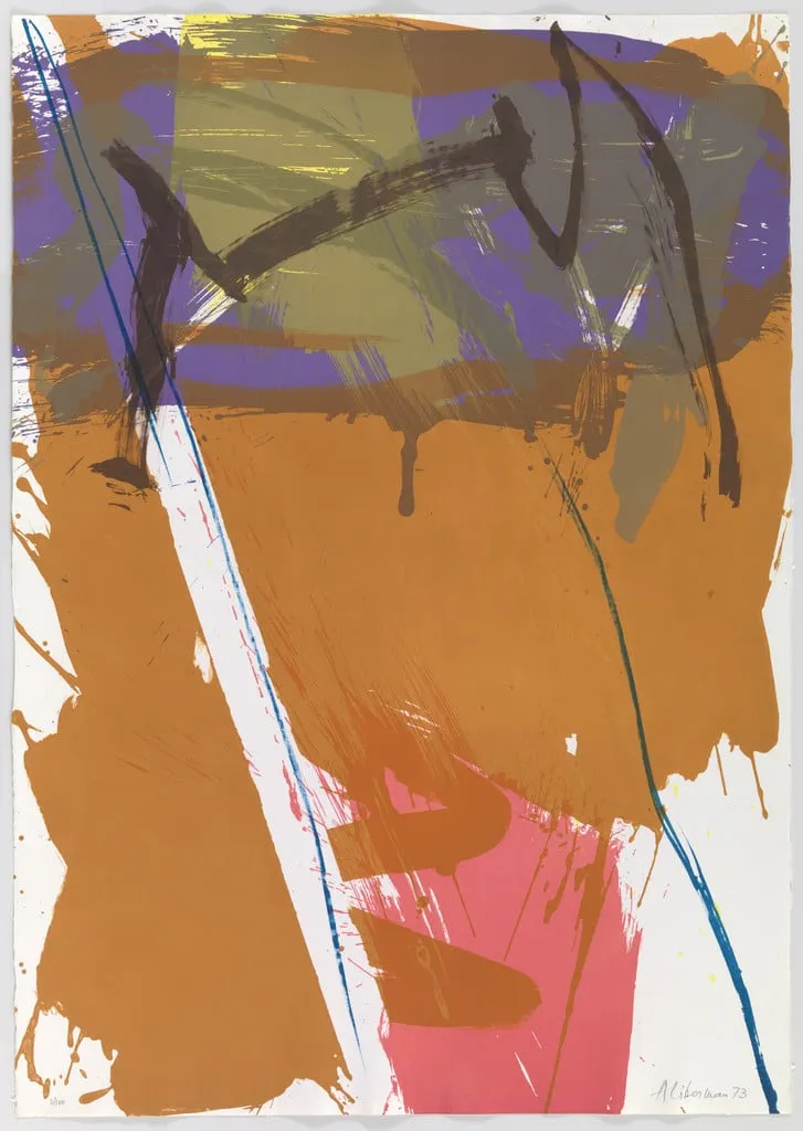 Untitled, by Alexander Liberman, ink, 1973