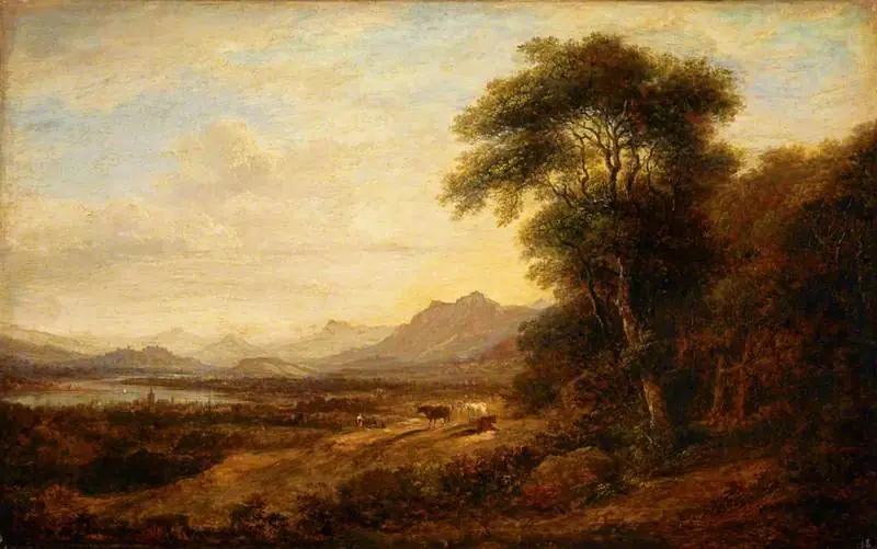 The Windings of the Forth (or The Forth near Alloa, Stirling in the distance), by Alexander Nasmyth