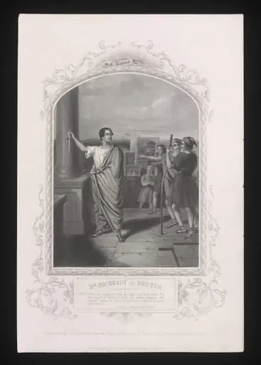 Mr Macready as Brutus, by Alexander Reid