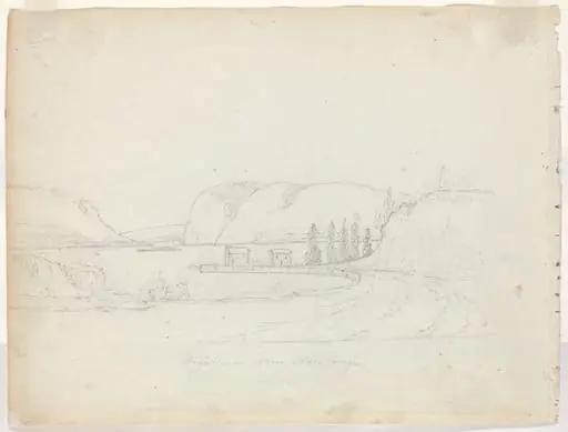 Highlands from Newburgh [verso], by Alexander Robertson