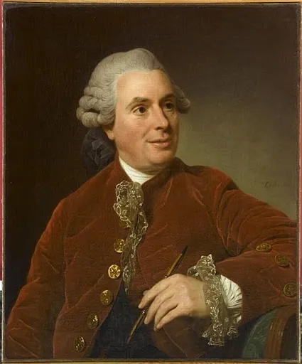 Charles-Nicolas Cochin (1715-1790), by Alexander Roslin, oil, 1774