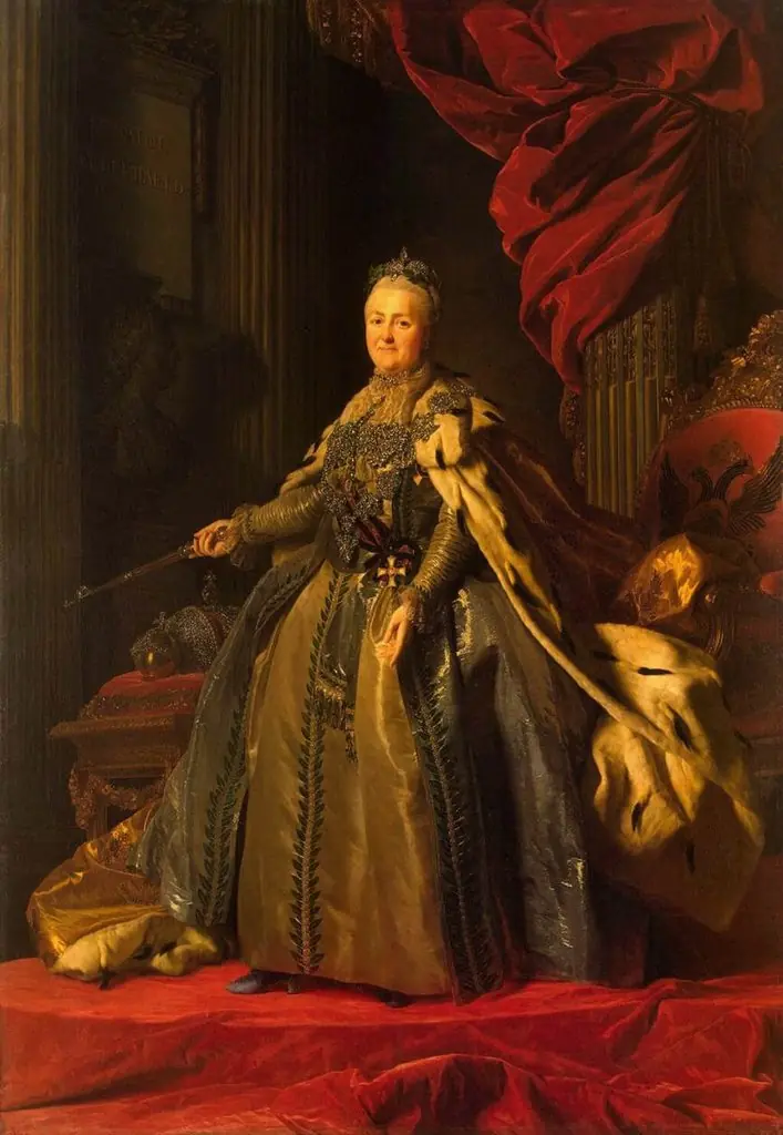 Portrait of Catherine II, by Alexander Roslin