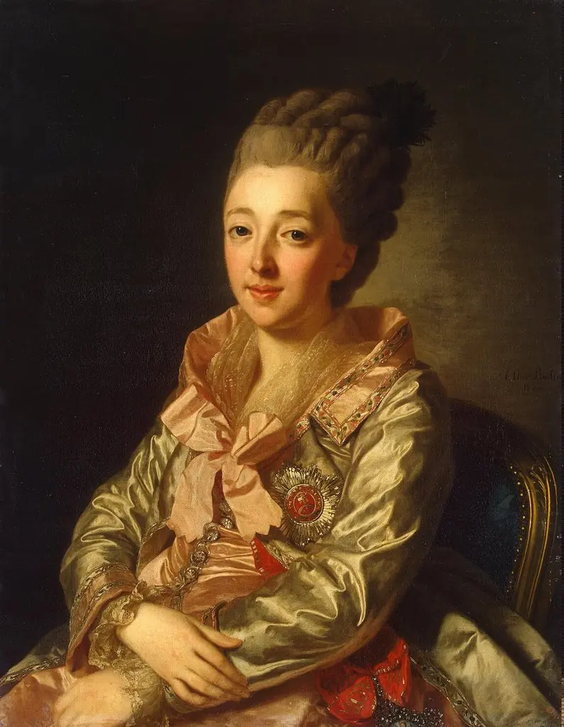 Portrait of Grand Duchess Natalia Alexeyevna, by Alexander Roslin