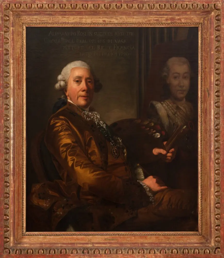 Self-portrait, by Alexander Roslin