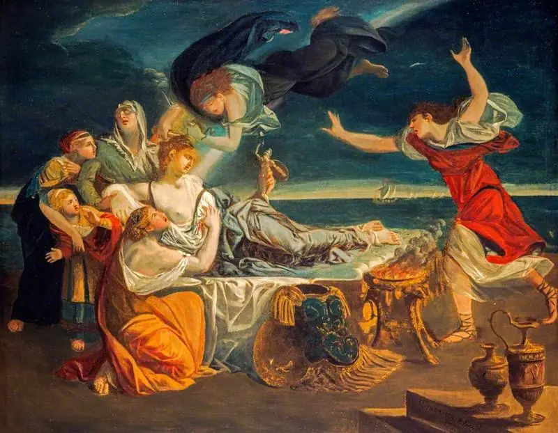 The Death of Dido, by Alexander Runciman