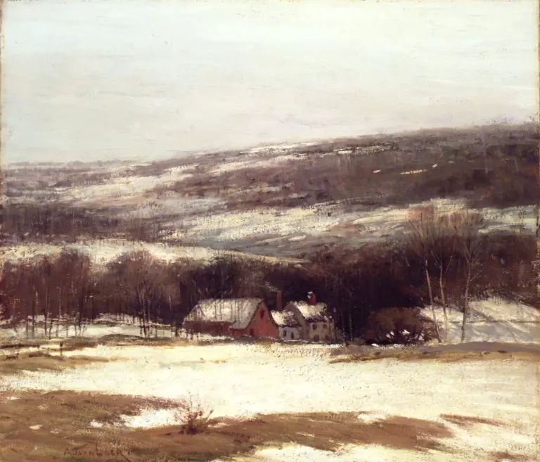 Winter Landscape, by Alexander Theobald Van Laer