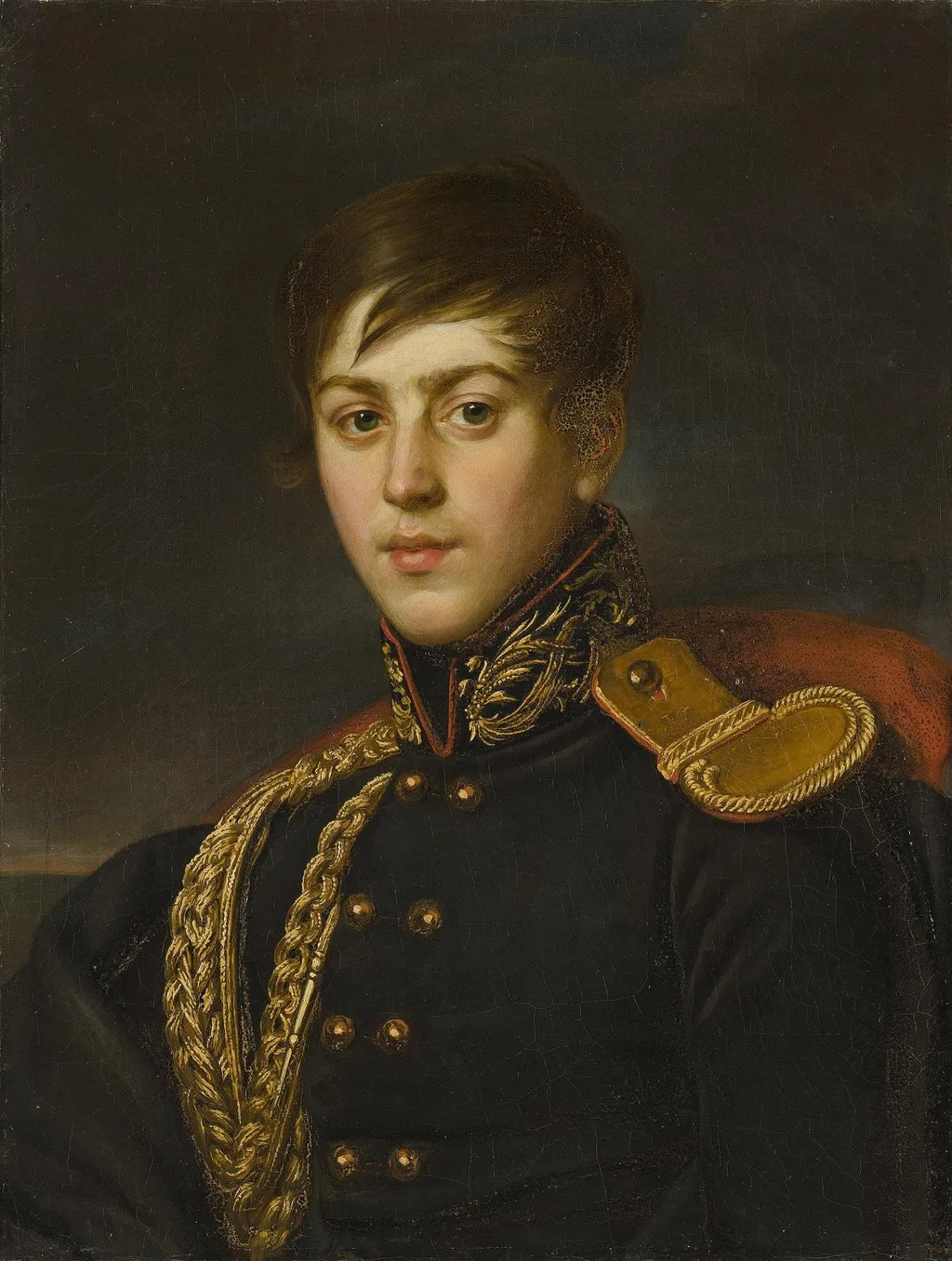 Portrait of Count Alexander Stroganov, by Alexander Varnek, oil, 1812
