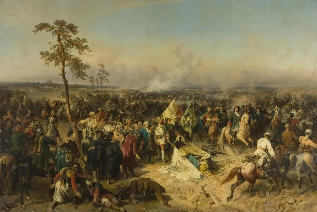 Battle of Poltava, by Alexander von Kotzebue