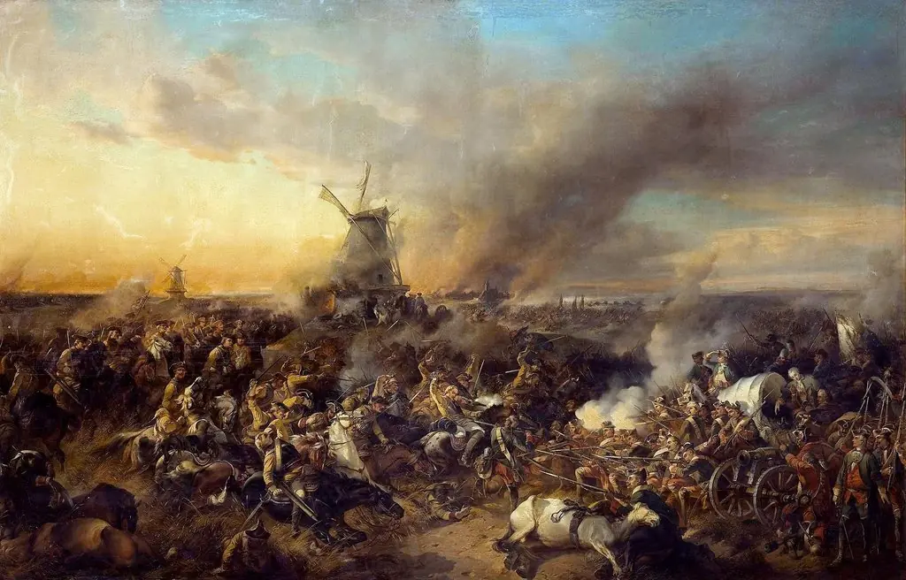 Battle of Zorndorf on 14 August 1758