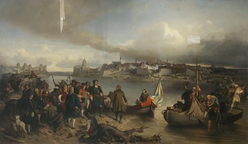 Taking of Narva, by Alexander von Kotzebue