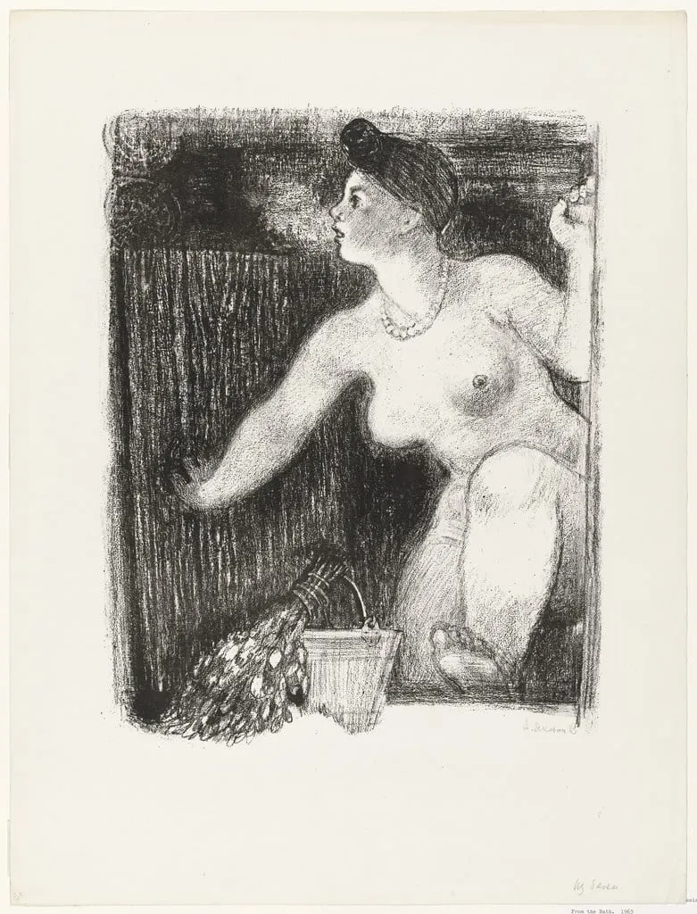 Untitled, by Alexandra Nikolaevna Jacobson, ink, 1963