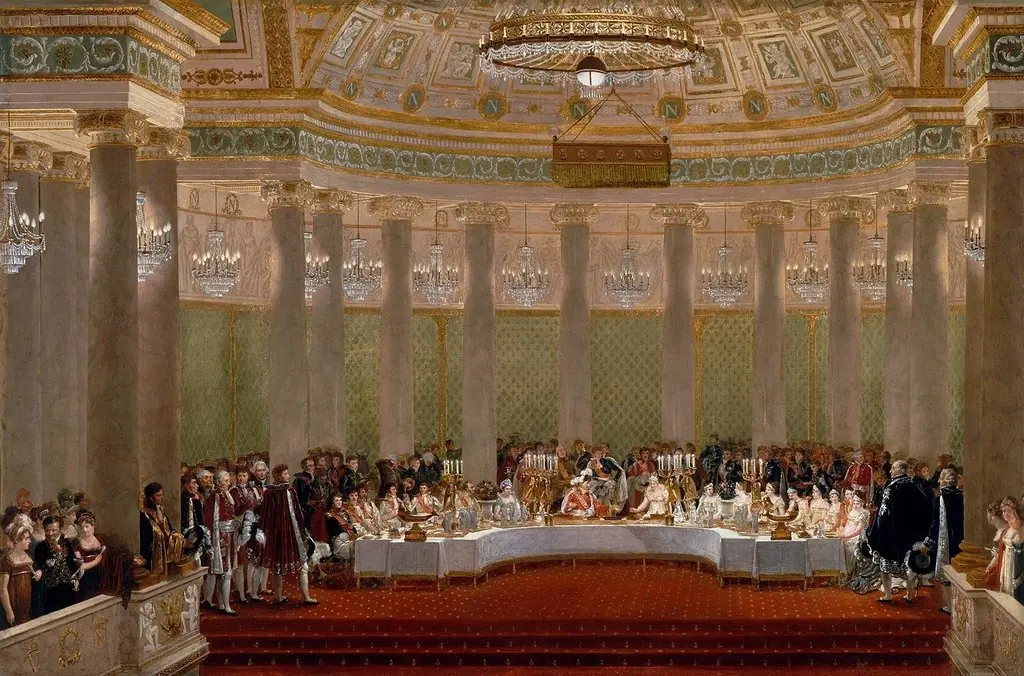 The Wedding Banquet of Napoleon and Marie Louise, by Alexandre Benoit Jean Dufay