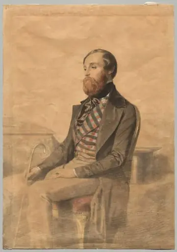 Portrait of Alfred de Musset (1810-1857), by Alexandre Bida