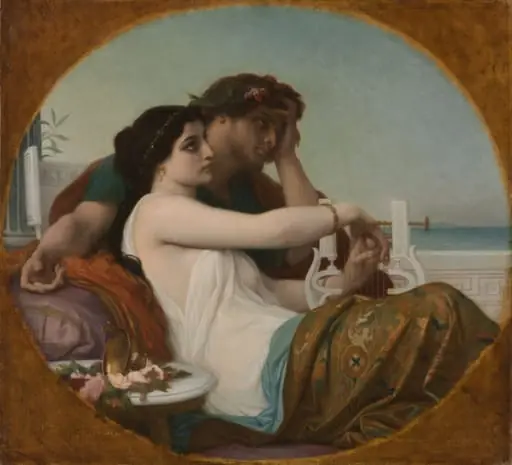 Aglaida and Boniface, by Alexandre Cabanel